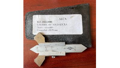Calibre de soldadura ALCA. 20 mm.